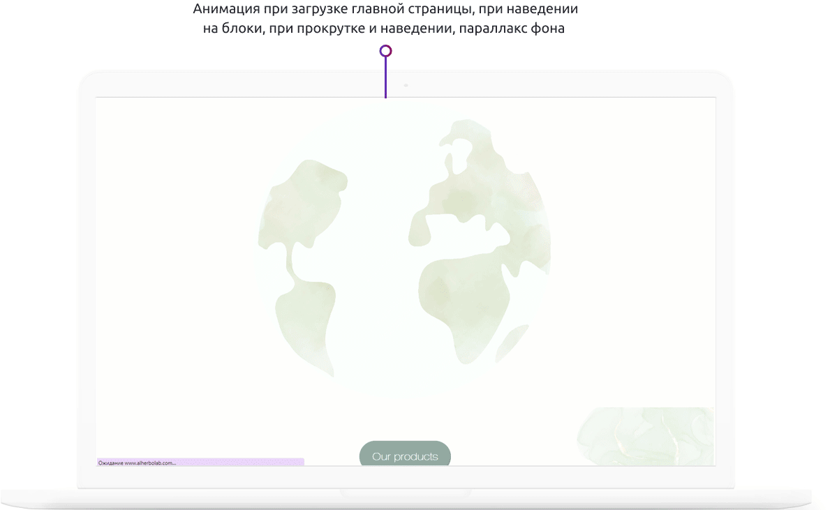 Разработка сайта Alherbolab — особенности проекта