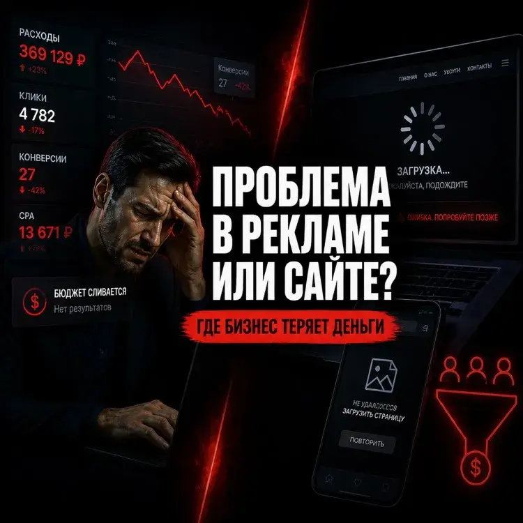 Как понять, проблема в рекламе или в сайте — и не сливать бюджет